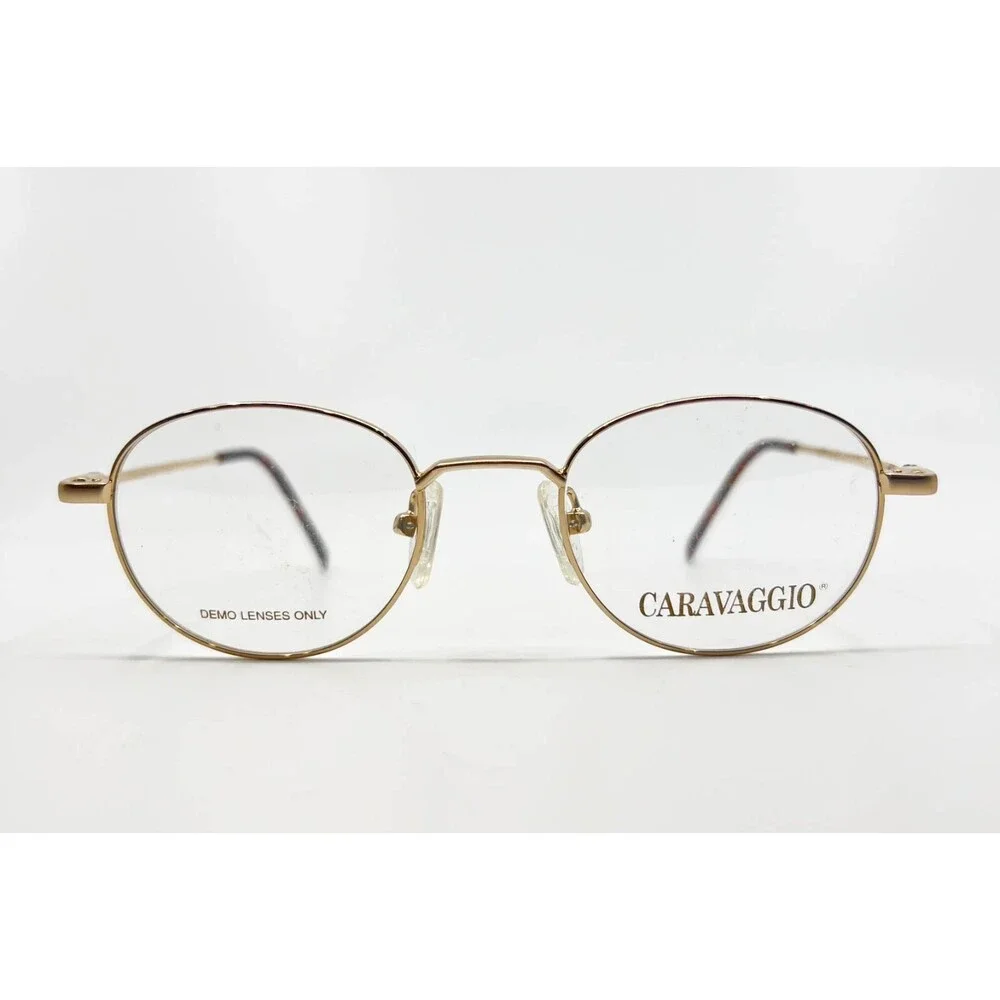 Caravaggio Champ Gold Eyeglasses Frames Youth 43-17-125 14853